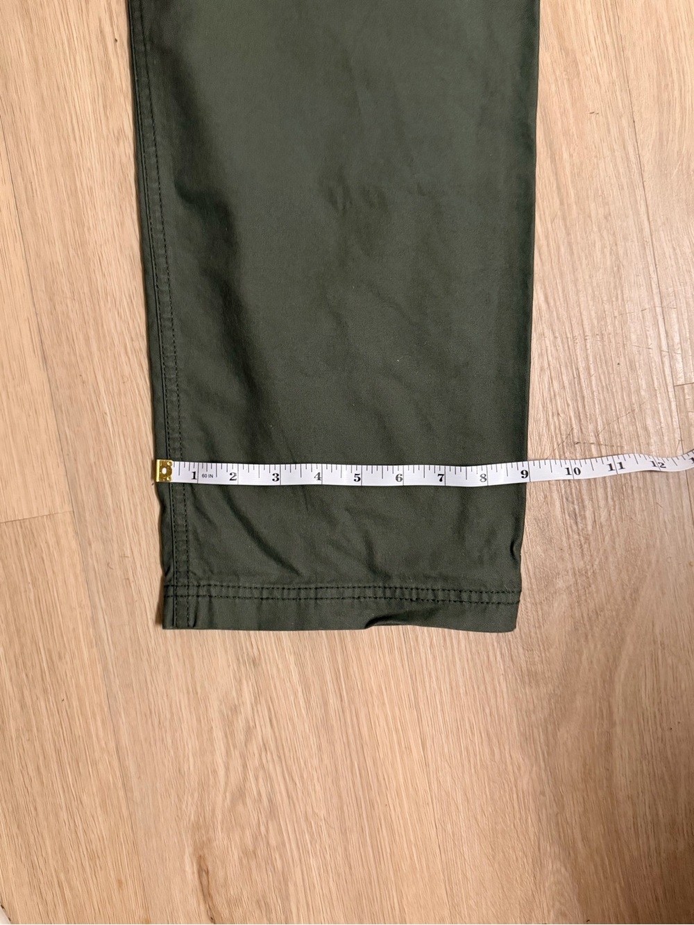 Old Navy Straight- Fit Cargo Utility Pants Military Green Cotton Men’s 38x34 - Picture 6 of 6